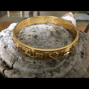 Julie Vos 24kt gold plated bangle